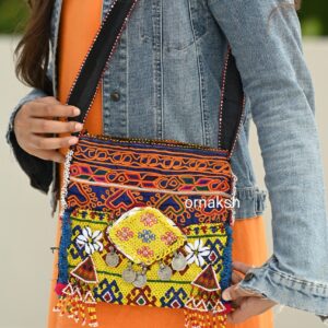 BANJARA SLING BAG YELLOW ORANGE