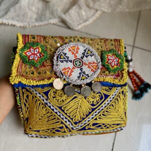 KAIRISSA BANJARA SLING BAG - GLITTERS GOLD