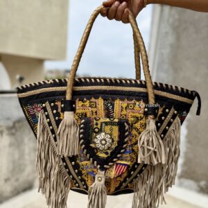 VIRAL FRINGE TOTE - YELLOW MELLOW
