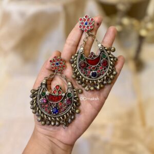 AKRITI AFGHAN EARINGS - REGAL ROSE
