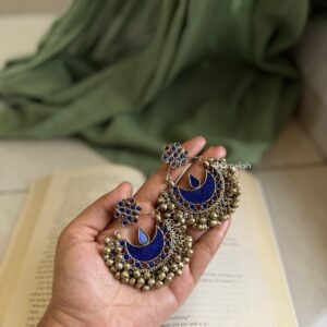 FERIHA AFGHAN CHANDBALI - BLUE